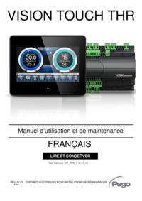 thumbnail of PEGO VISION TOUCH THR manuel français